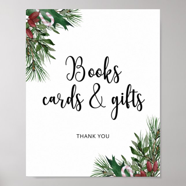 Affiche Evergreen  LIVRES CARTES ET CADEAUX (Devant)