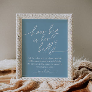 Affiche EVERLEIGH Quelle Est La Taille De Son Ventre Baby