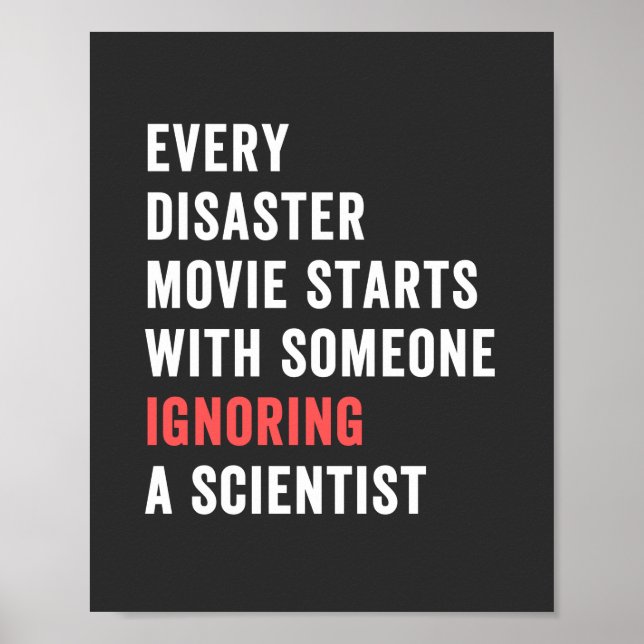 Affiche Every Disaster Movie débute avec someone ignoring (Devant)