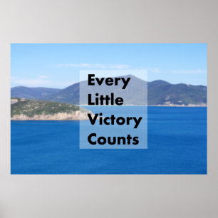 Affiche Every little victory counts
