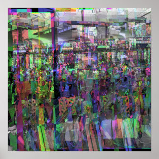 Affiche Every moment is a compendium of here besides there