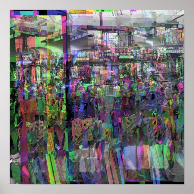 Affiche Every moment is a compendium of here besides there (Devant)