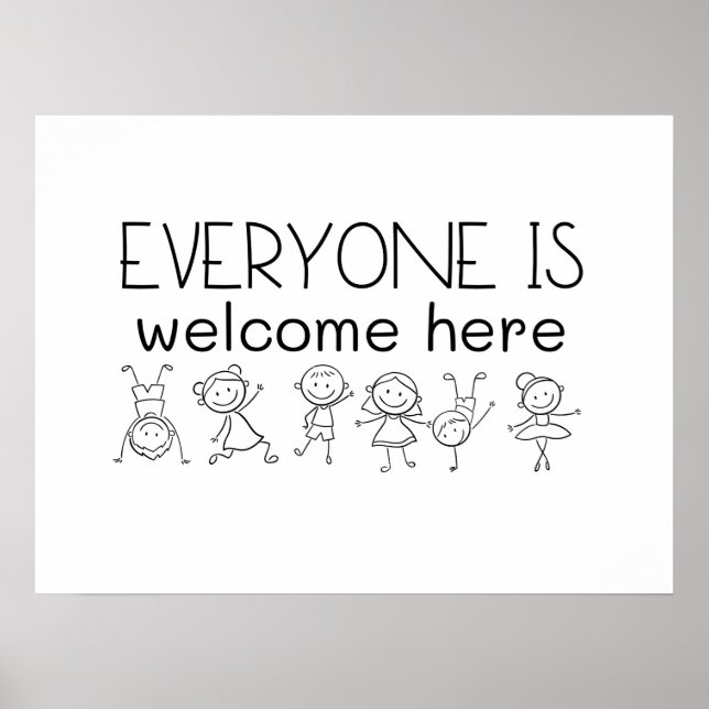Affiche Everyone Is Welcome Here  (Devant)