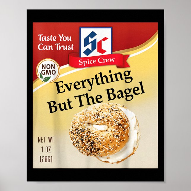 Affiche Everything Bagel Condiment Costume Holiday Sce Cos (Devant)