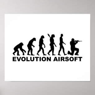 Affiche Évolution Airsoft
