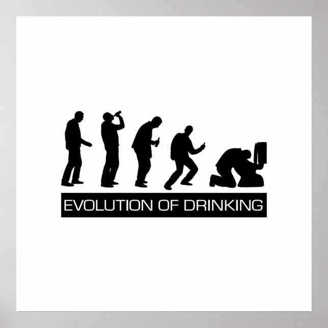Affiche Évolution de la boisson (Devant)