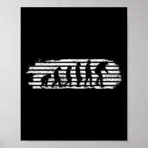 Affiche Évolution drôle de skateboardeur Amateur de skateb