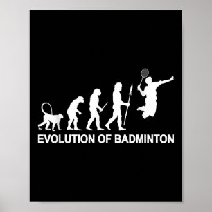 Affiche Évolution du badminton