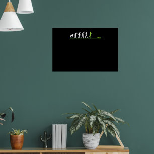 Affiche Évolution du Cornhole Cadeau drôle de trou de maïs