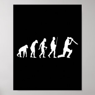 Affiche Évolution du maillot de sport de cricket American 