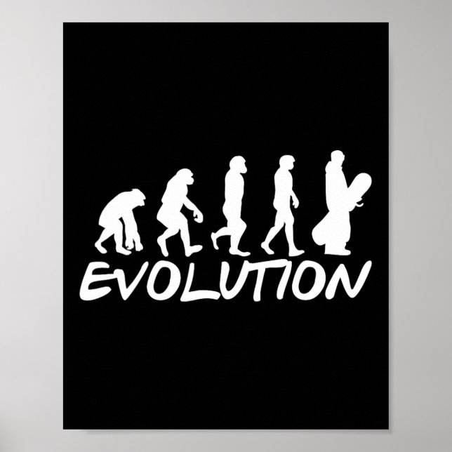 Affiche Évolution du snowboard Snowboard (Devant)