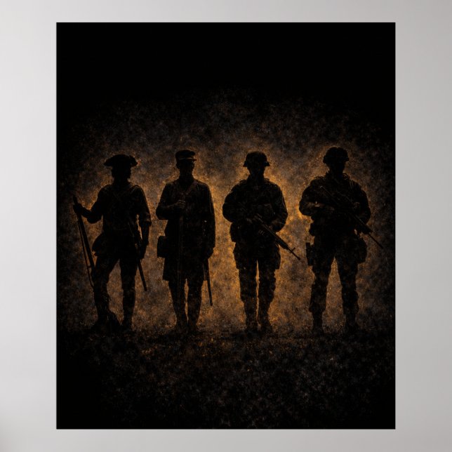 Affiche Évolution du soldat américain  (Devant)