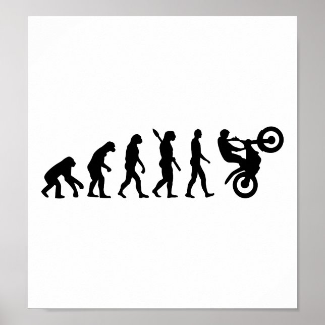 Affiche Evolution Motocross (Devant)