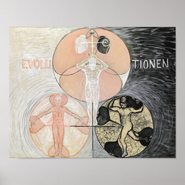 Affiche Evolution n° 2 | Hilma af Klint |  (Devant)