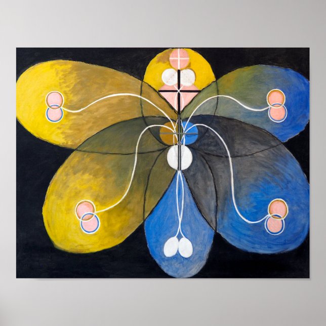 Affiche Evolution n° 9 | Hilma af Klint | (Devant)