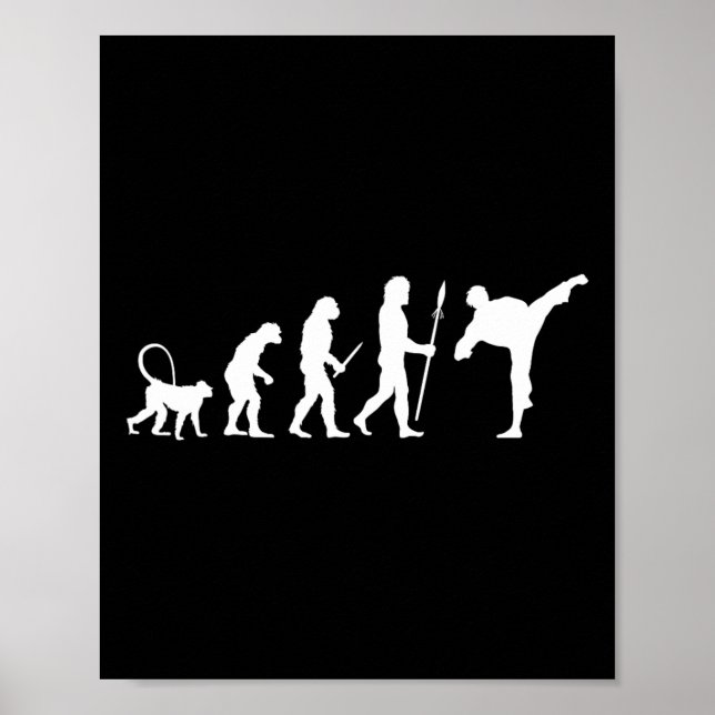 Affiche Evolution Of Karate  (Devant)