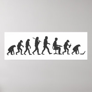 Affiche Evolution of Man Laptop