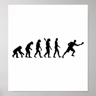 Affiche Evolution Table ping-pong