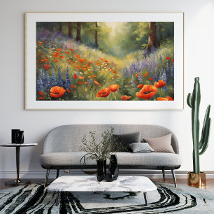 Affiche Évoquer la magie du printemps Dreamy Landscape Pos