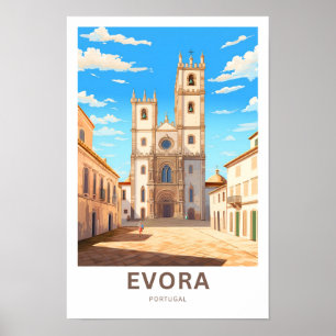 Affiche Evora Portugal Imprimer Voyage