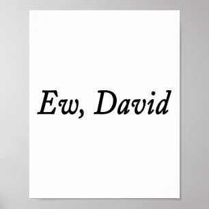 Affiche Ew David Shirt Drôle Vintage Retro Distressed Femm