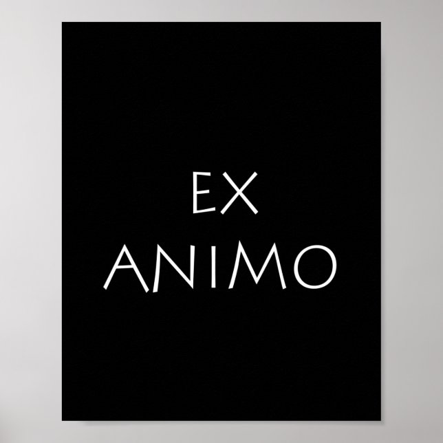 Affiche Ex animo (Devant)