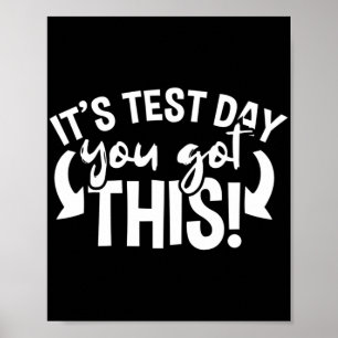 Affiche Examen de jour Motivation de l'enseignant