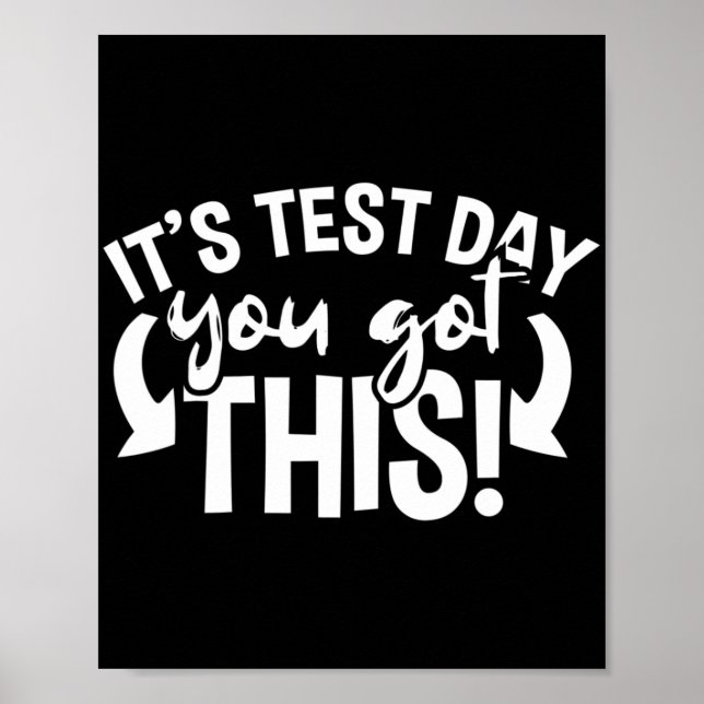 Affiche Examen de jour Motivation de l'enseignant (Devant)