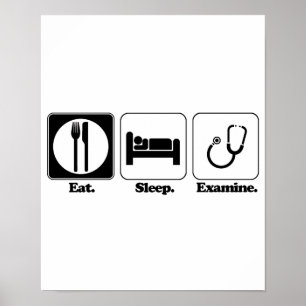 Affiche examiner le sommeil