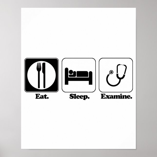 Affiche examiner le sommeil (Devant)