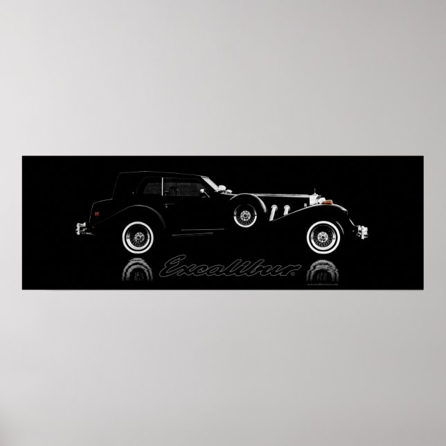 Affiche Excalibur Series IV Black Phaeton 36 x 12 (Devant)
