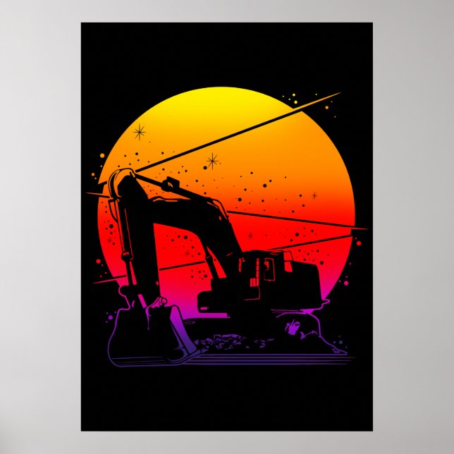 Affiche Excavateur Sun (Devant)