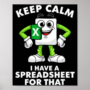 Affiche Excel collègue employé adieu au revoir anniversair