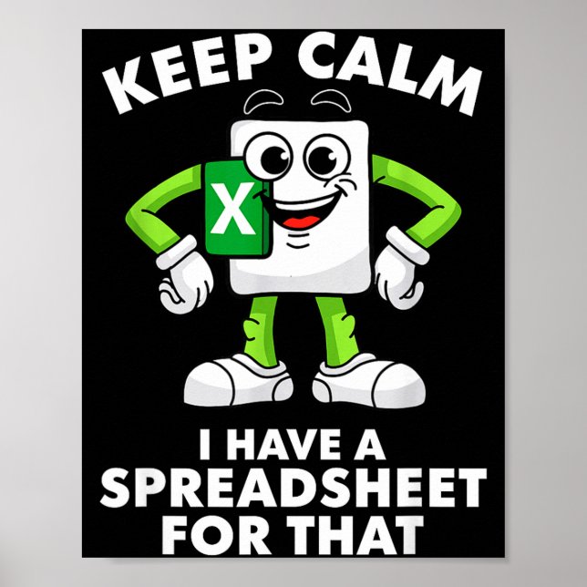 Affiche Excel Coworker Employee Farewell Goodbye Birthday  (Devant)