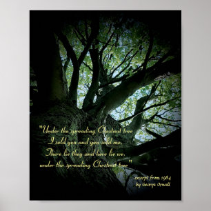 Affiche Excerpt From 1984 By George Orwell