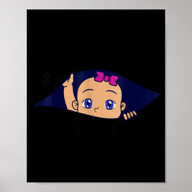 Affiche Excuse Me Is It April Yet Pregnancy Girl Announcem (Devant)