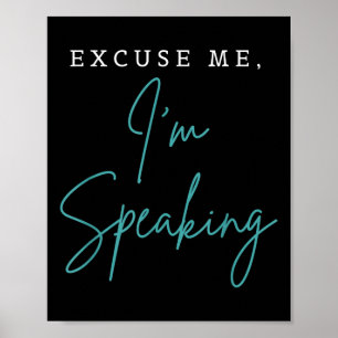 Affiche Excusez-Moi Je Parle Drôle Kamala Harris Joe Bide