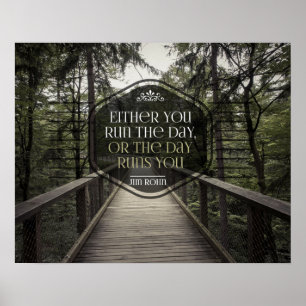 Affiche Exécuter La Journée