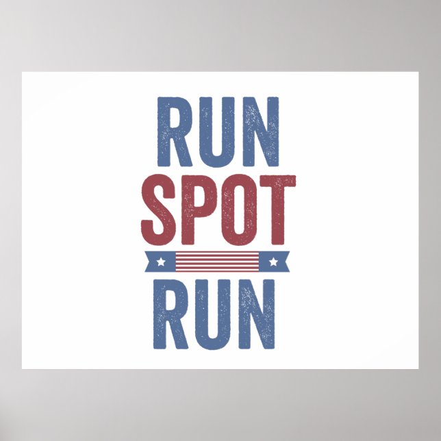 Affiche Exécuter l'élection présidentielle Trump 2024 (Devant)
