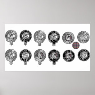 Affiche Exécution de test - Blason personnalisé