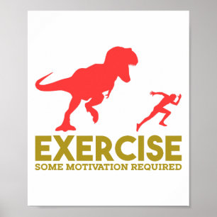 Affiche Exercez une certaine motivation requise
