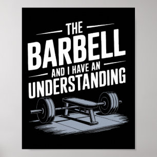 Affiche Exercice de développé couché Bodybuilding Fitness