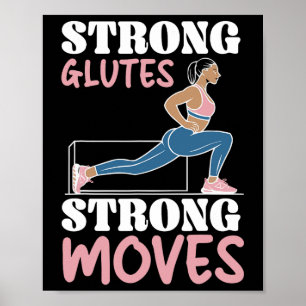 Affiche Exercice de squat bulgare musculation fitness