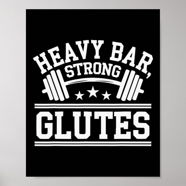 Affiche Exercice Hip Thrust Bodybuilding Fitness Workout G (Devant)