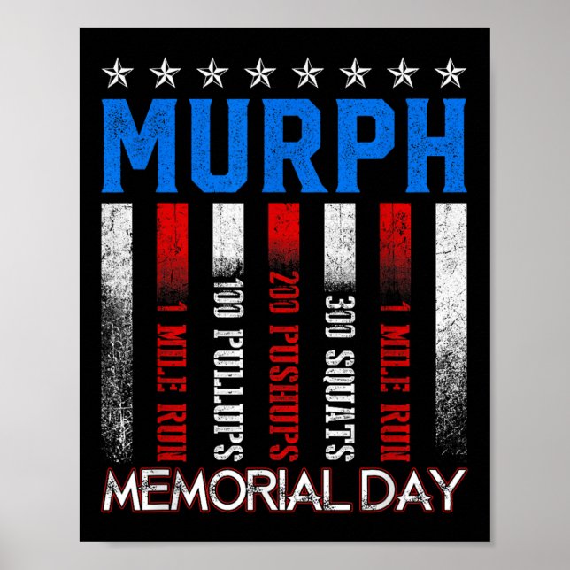 Affiche Exercice Murph Challenge Mémorial Murph (Devant)