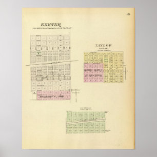 Affiche Exeter, Nebraska