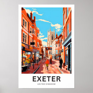 Affiche Exeter Royaume-Uni Imprimer