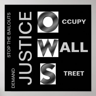 AFFICHE EXIGER JUSTICE POUR CONTREPRENDRE TOUS SES TRAITS