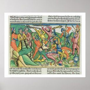 Affiche Exode 17 8-15 Aaron et heures de soutien Les mains