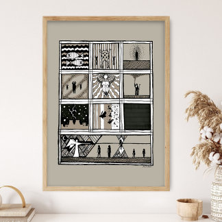 Affiche Exodus Plagues, Moses Print, Exodus Bible Story, 